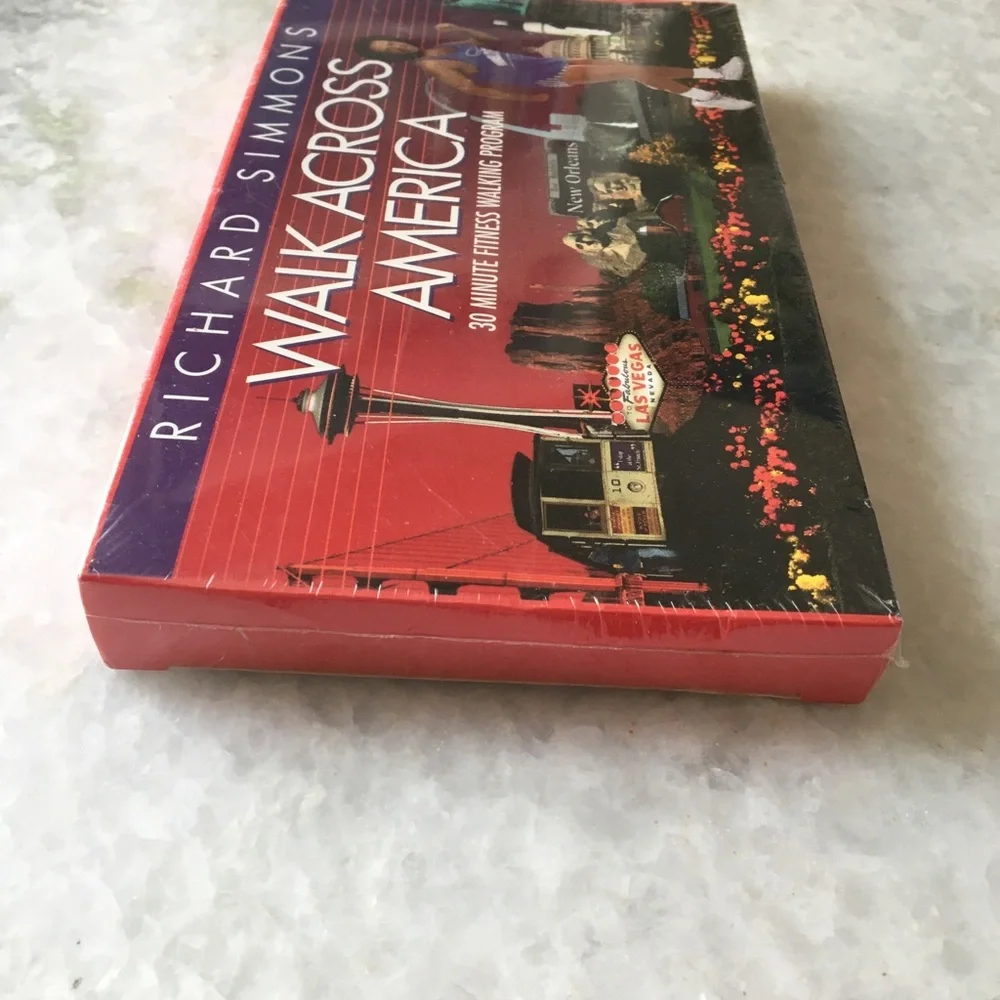 Richard Simmons Walk Across America Fitness Program cassette - Picture 3 of 16